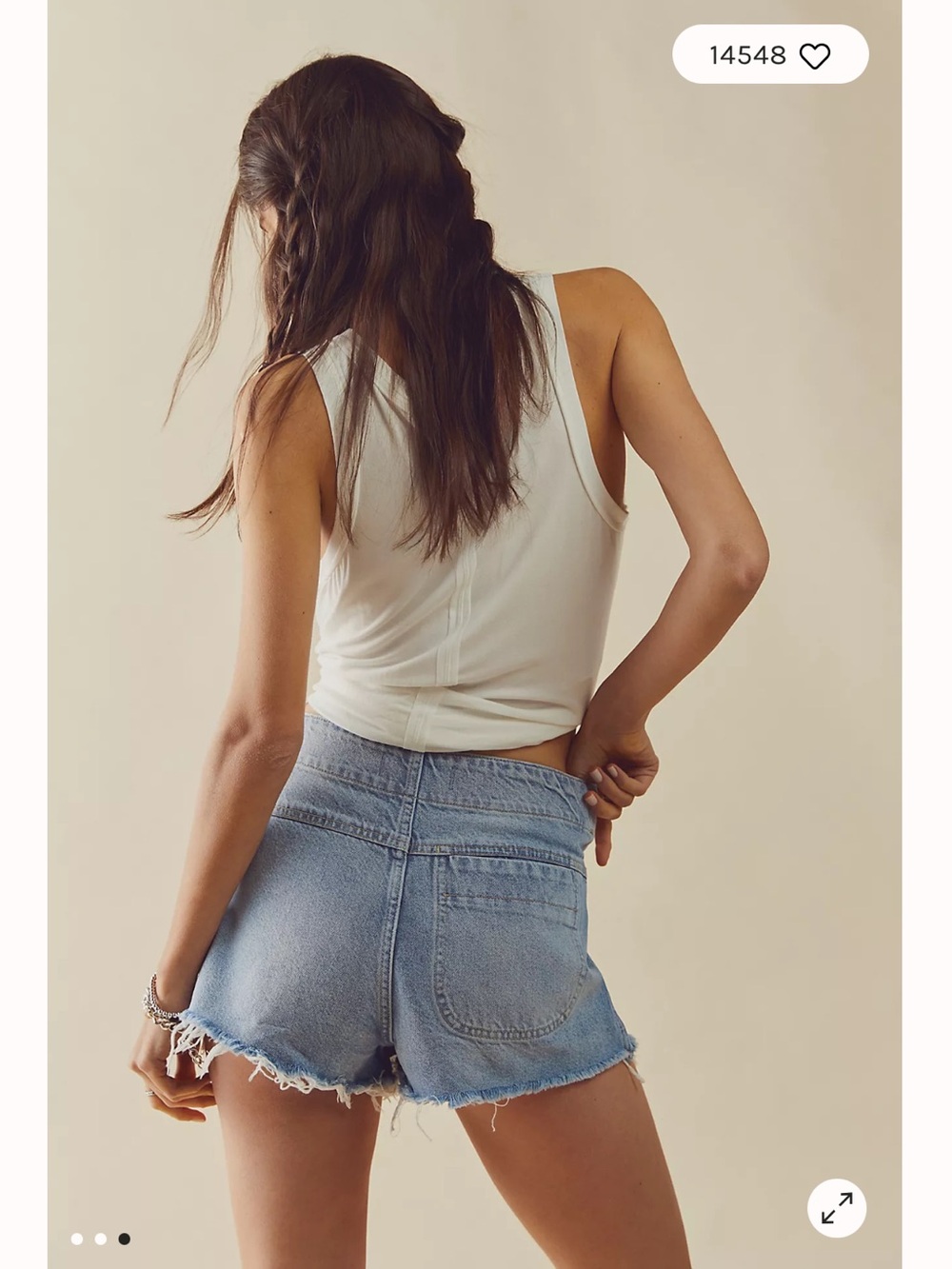 Free People We The Free Emmy Denim Skort - Picture 3 of 9